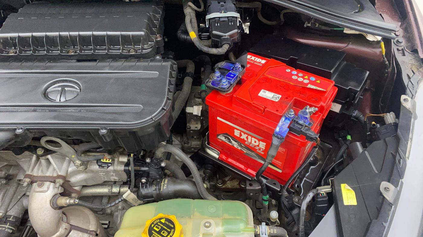 2021 Tata TIGOR XZA PLUS PETROL, Petrol, Automatic, 85,935 km, Engine View - Left