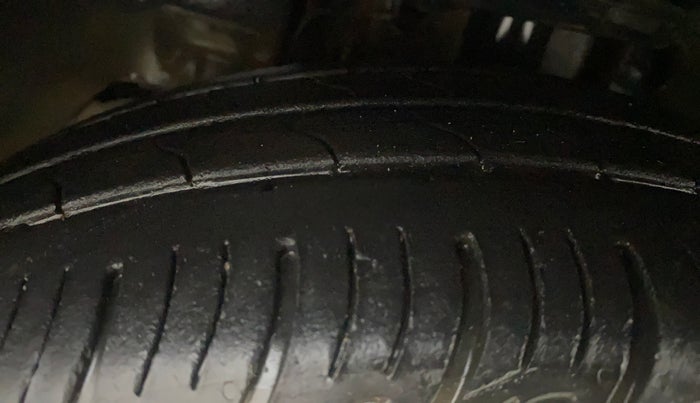2021 Tata TIGOR XZA PLUS PETROL, Petrol, Automatic, 85,892 km, Left Front Tyre Tread