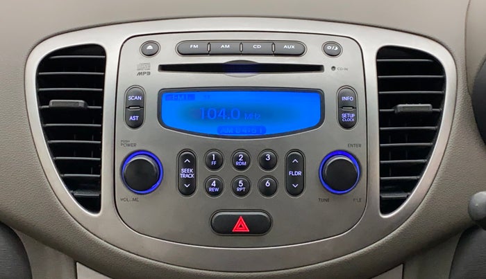 2012 Hyundai i10 SPORTZ 1.2, Petrol, Manual, 44,740 km, Infotainment System