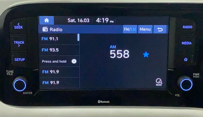 2021 Hyundai GRAND I10 NIOS SPORTZ 1.2 KAPPA VTVT, Petrol, Manual, 7,465 km, Infotainment System
