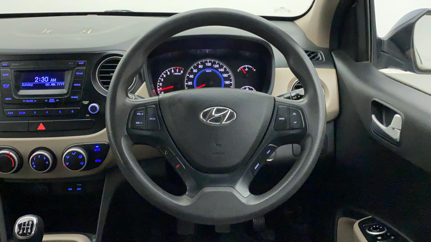 2016 Hyundai Grand i10 SPORTZ 1.2 KAPPA VTVT, Petrol, Manual, 57,790 km, Steering Wheel Close Up