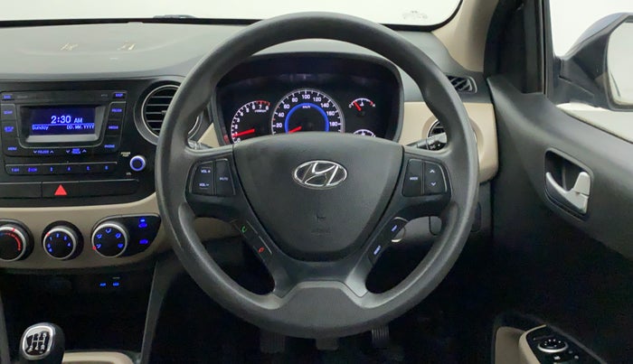 2016 Hyundai Grand i10 SPORTZ 1.2 KAPPA VTVT, Petrol, Manual, 57,790 km, Steering Wheel Close Up