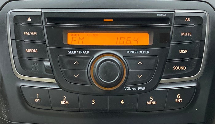 2017 Maruti Ciaz SIGMA 1.4 VVT, Petrol, Manual, 66,982 km, Infotainment System