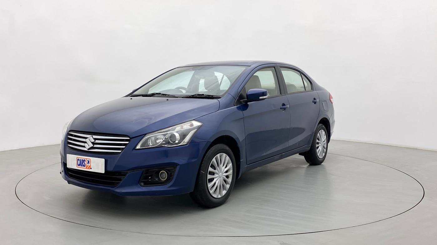 2017 Maruti Ciaz SIGMA 1.4 VVT, Petrol, Manual, 66,982 km, Left Front Diagonal