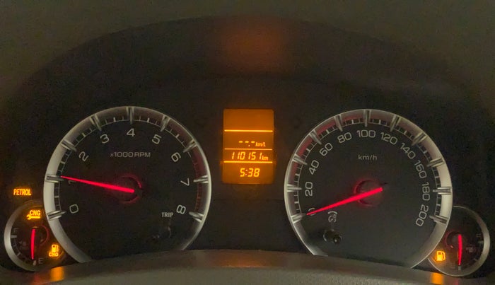 2014 Maruti Ertiga VXI CNG, CNG, Manual, 1,10,091 km, Odometer Image