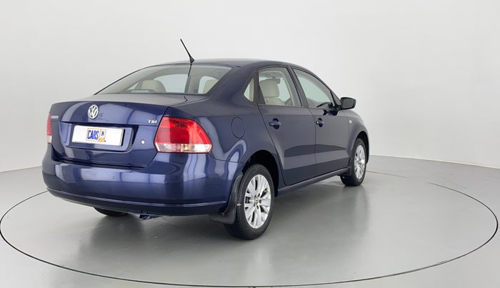2015 Volkswagen Vento HIGHLINE 1.2 TSI AT, Petrol, Automatic, 46,343 km, Right Back Diagonal
