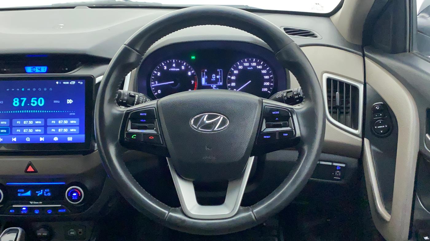2016 Hyundai Creta SX PLUS AT 1.6 PETROL, Petrol, Automatic, 88,943 km, Steering Wheel Close Up