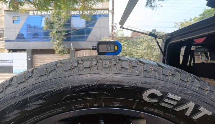 2021 Mahindra Thar LX PETROL HT 4WD AT, Petrol, Automatic, 25,438 km, tyre