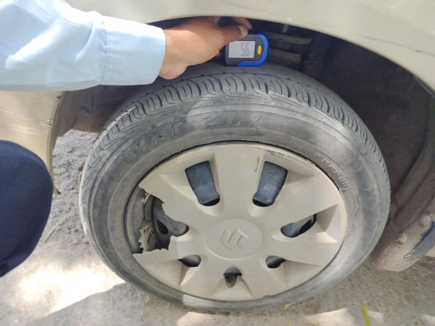 2012 Maruti Alto K10 VXI, Petrol, Manual, 70,103 km, tyre