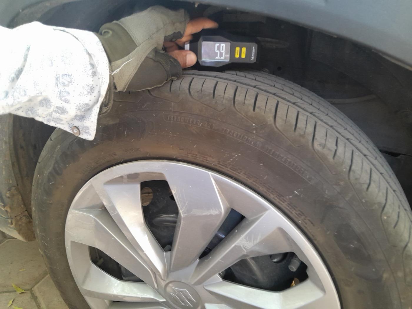 2023 Maruti FRONX SIGMA 1.2 MT, Petrol, Manual, 13,872 km, tyre