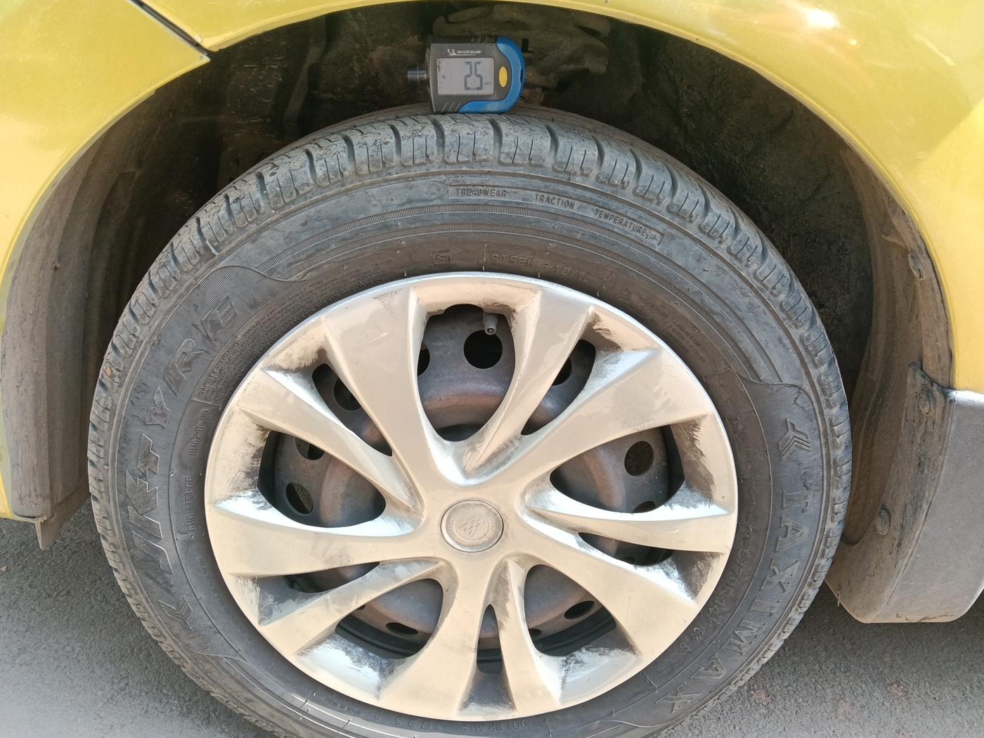 2014 Maruti Celerio VXI, Petrol, Manual, 1,71,136 km, tyre