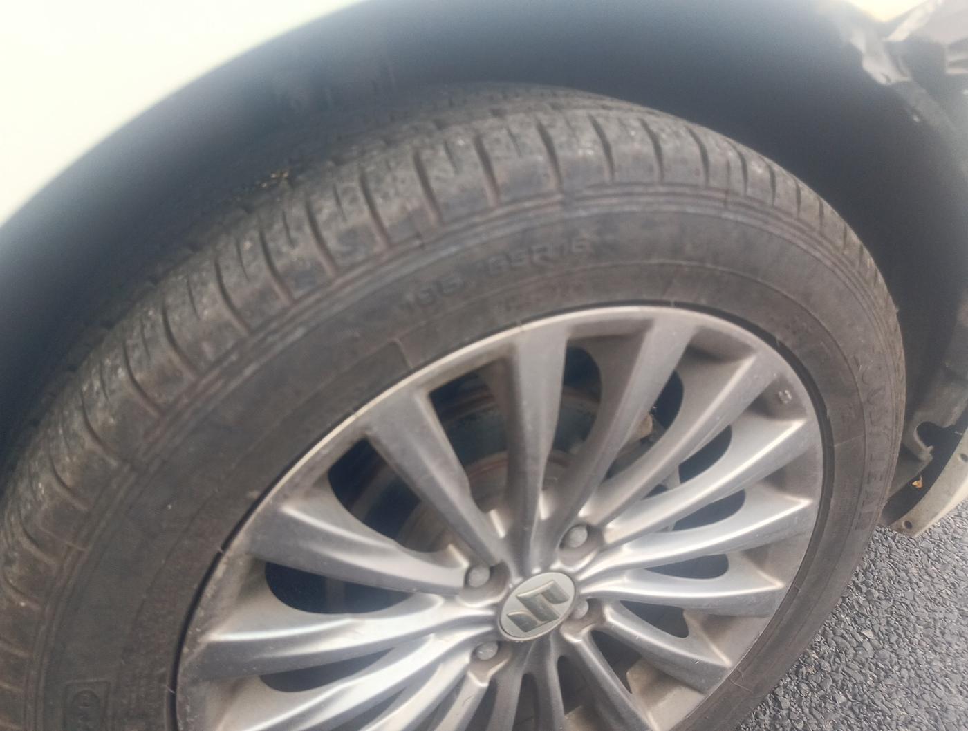 2017 Maruti Ciaz ALPHA 1.4 PETROL, Petrol, Manual, 55,767 km, tyre