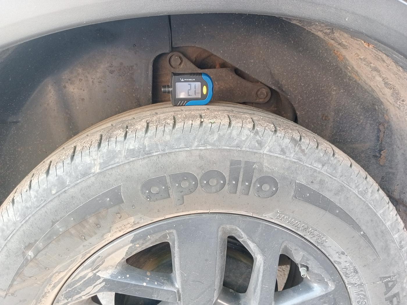 2022 Tata Harrier XT Plus 2.0Lkryotec halo Dark Edition, Diesel, Manual, 53,406 km, tyre