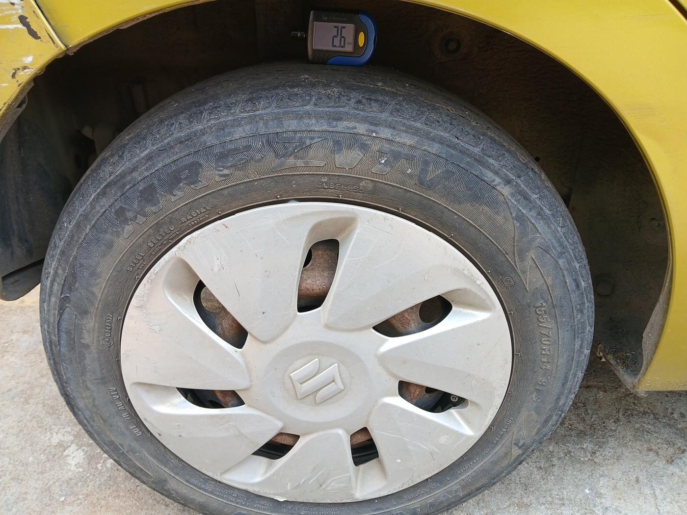 2014 Maruti Celerio VXI AMT, Petrol, Automatic, 27,666 km, tyre