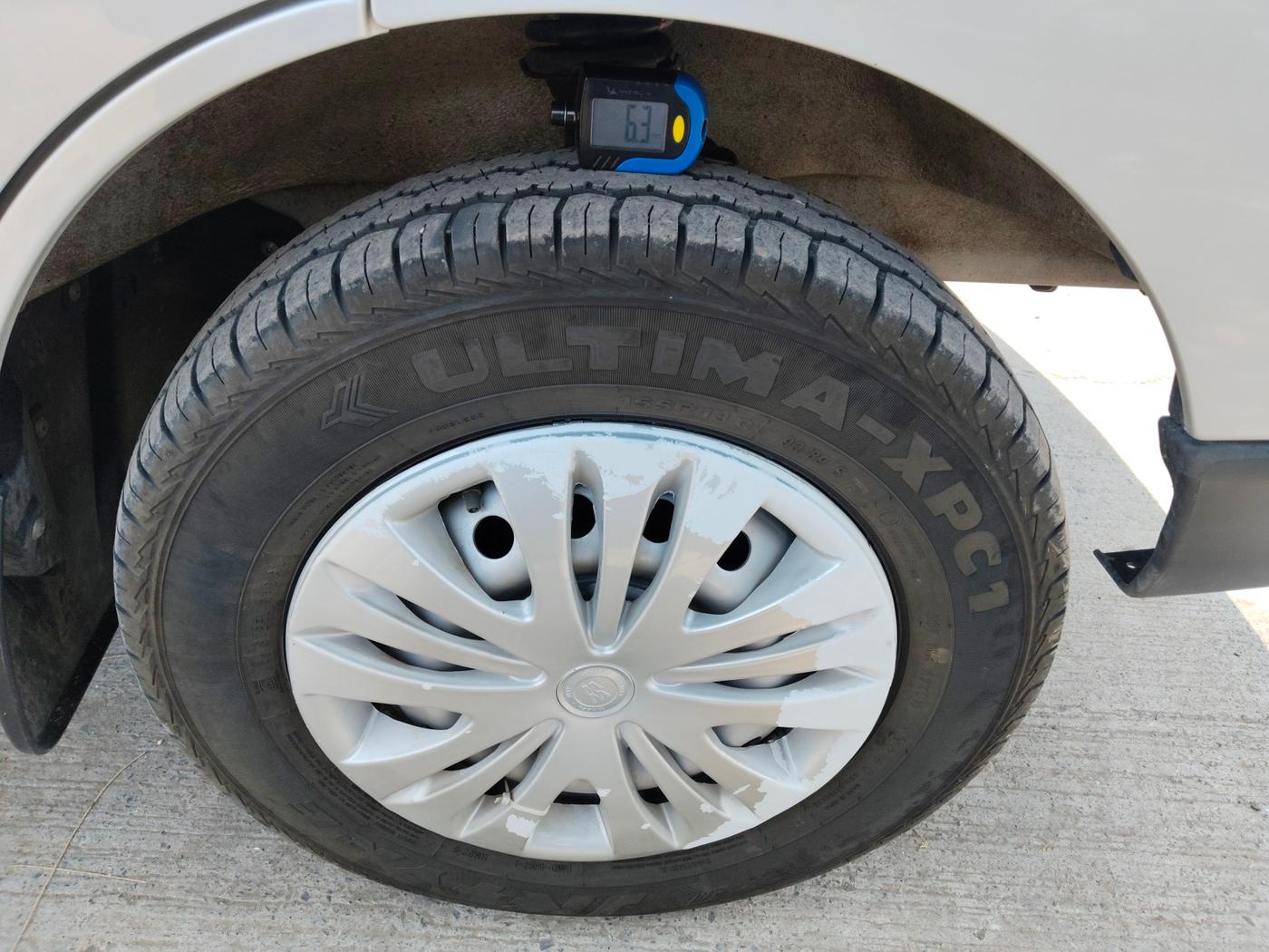 2024 Maruti Eeco 5 STR AC CNG, Petrol, Manual, 9,632 km, tyre