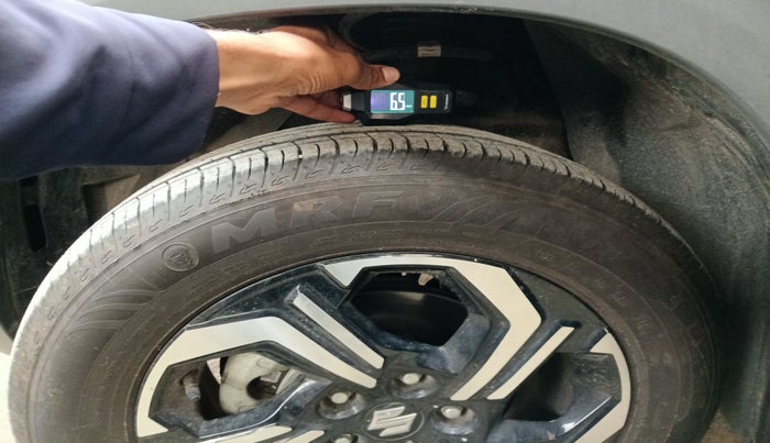 2023 Maruti BREZZA ZXI + SMART HYBRID, Petrol, Manual, 1,596 km, tyre