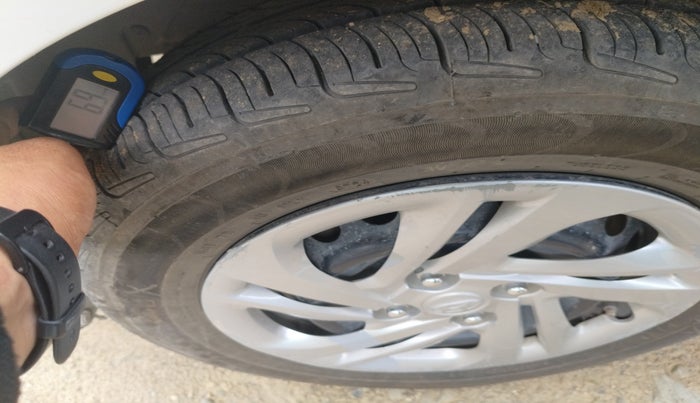 2021 Hyundai AURA S 1.2 CNG, Petrol, Manual, 1,03,282 km, tyre