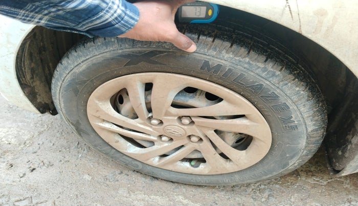 2020 Hyundai AURA S 1.2 CNG, Petrol, Manual, 1,03,555 km, tyre