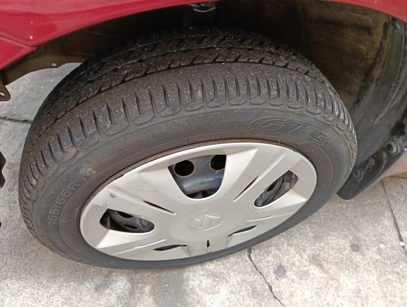 2018 Maruti Wagon R 1.0 VXI AMT, Petrol, Automatic, 80,450 km, tyre