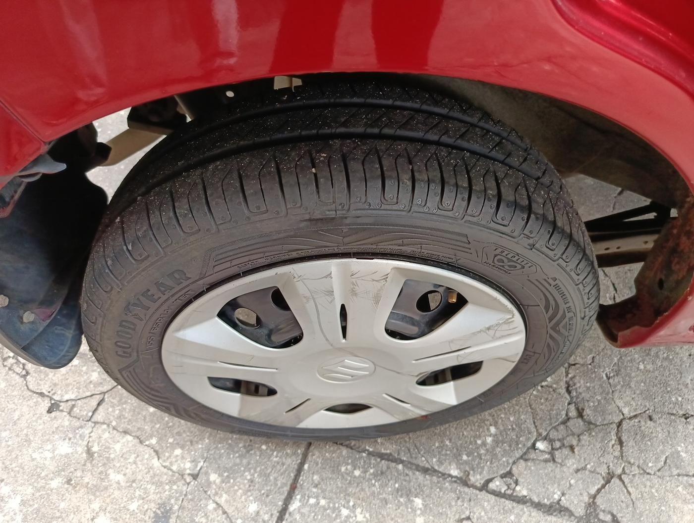 2018 Maruti Wagon R 1.0 VXI AMT, Petrol, Automatic, 80,450 km, tyre