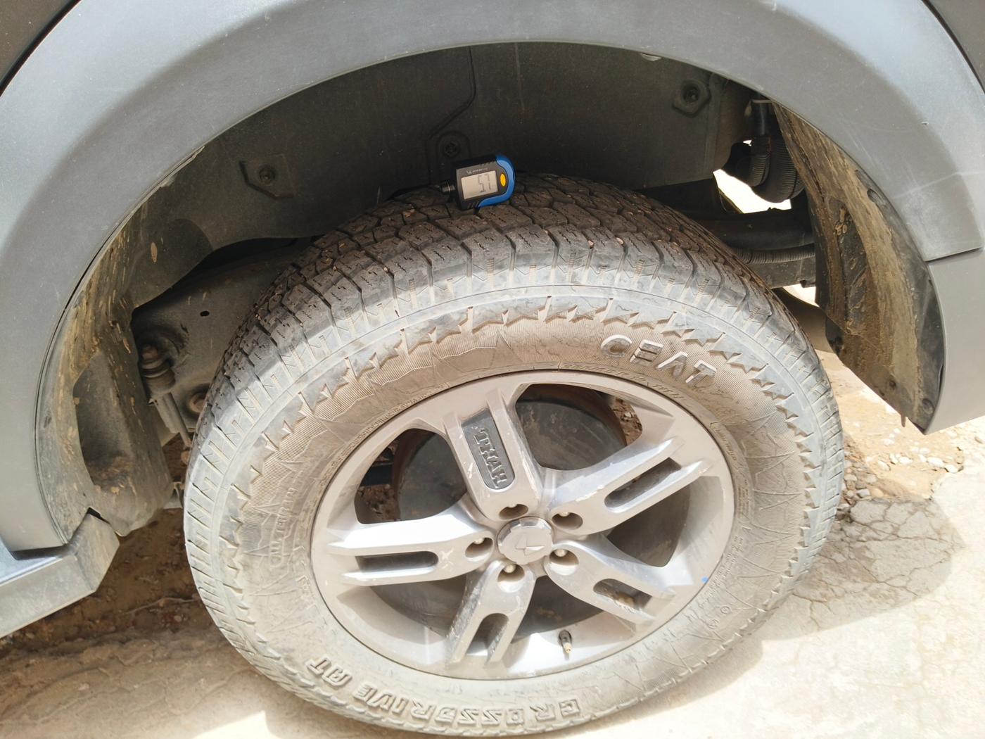 2022 Mahindra Thar LX PETROL HT 4WD AT, Petrol, Automatic, 48,636 km, tyre