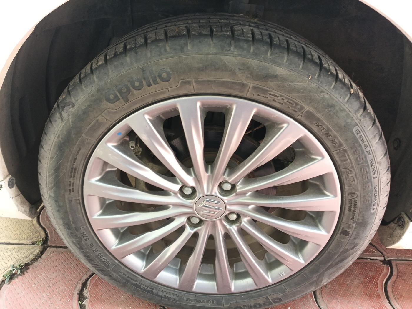 2017 Maruti Ciaz S 1.4 MT PETROL, Petrol, Manual, 20,333 km, tyre
