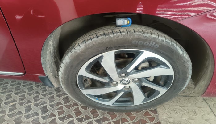 2024 Toyota Glanza V AMT, Petrol, Automatic, 16,075 km, tyre