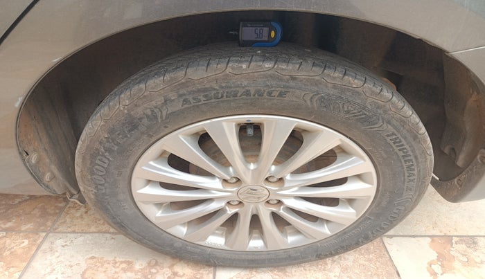 2018 Maruti Ciaz DELTA 1.5 SHVS MT PETROL, Petrol, Manual, 73,285 km, tyre