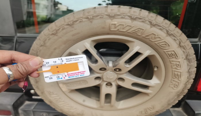 2023 Mahindra Thar LX P 2WD AT HT, Petrol, Automatic, 11,214 km, tyre