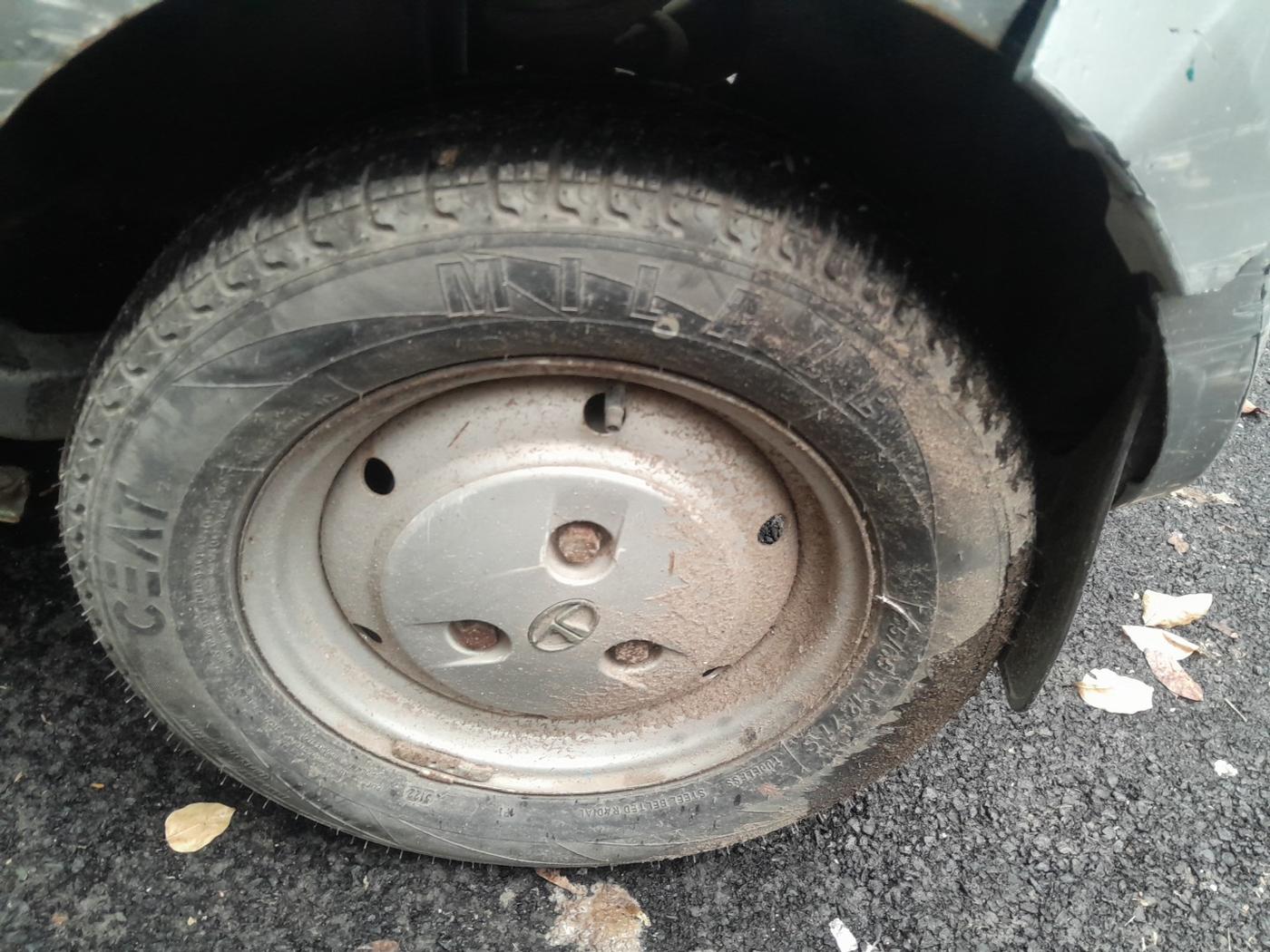 2010 Tata Nano LX, Petrol, Manual, 13,687 km, tyre