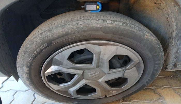 2023 Maruti BREZZA VXI AT SMART HYBRID, Petrol, Automatic, 75,185 km, tyre