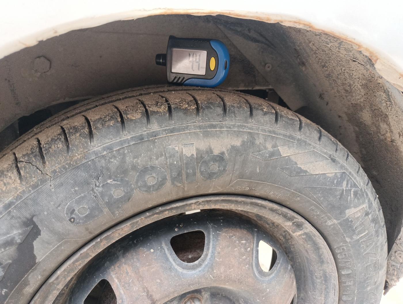 2014 Maruti Alto K10 VXI, Petrol, Manual, 97,902 km, tyre