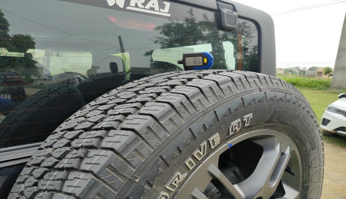 2024 Mahindra Thar LX P 2WD AT HT, Petrol, Automatic, 12,273 km, tyre