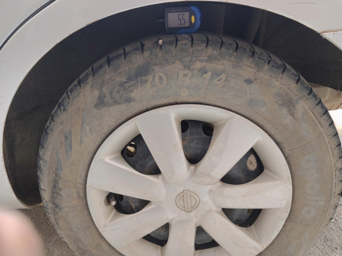 2011 Nissan Sunny XL, Petrol, Manual, 65,217 km, tyre