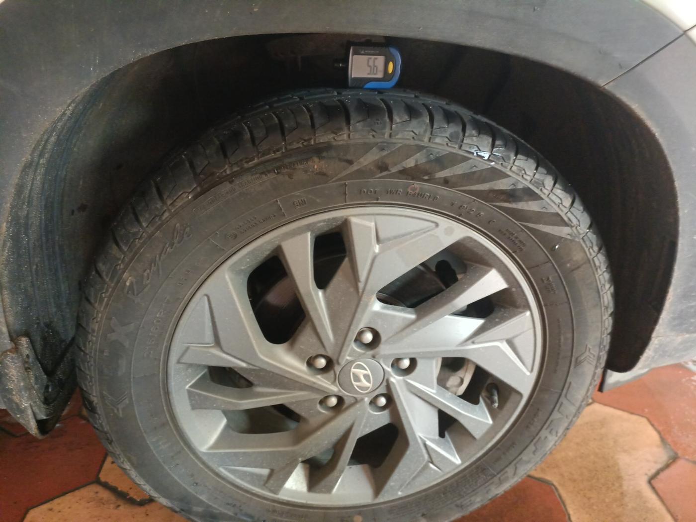 2020 Hyundai Creta SX (O) 1.4 TURBO DCT, Petrol, Automatic, 82,500 km, tyre