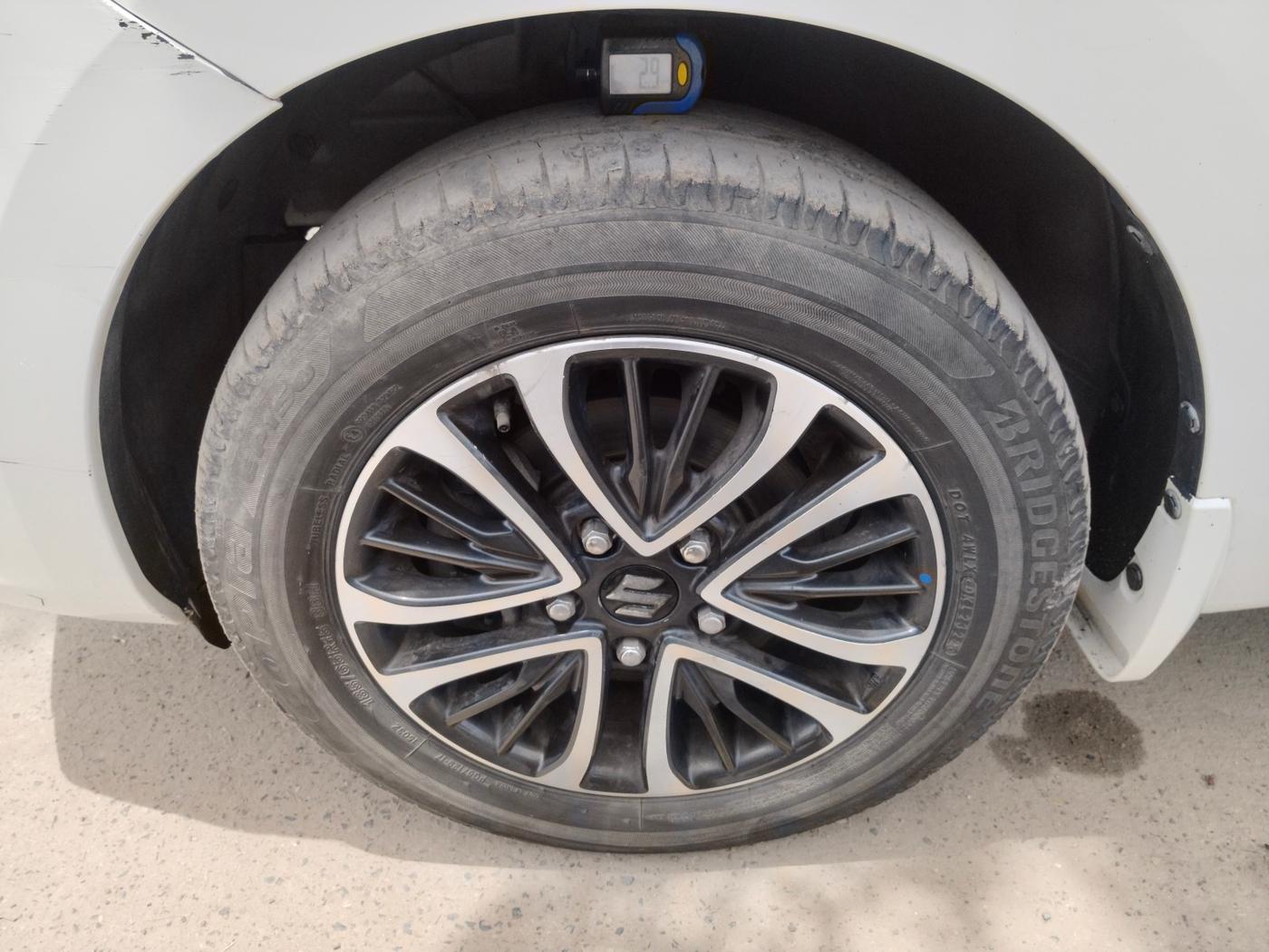 2022 Maruti Ertiga ZXI (O) CNG, Petrol, Manual, 43,000 km, tyre
