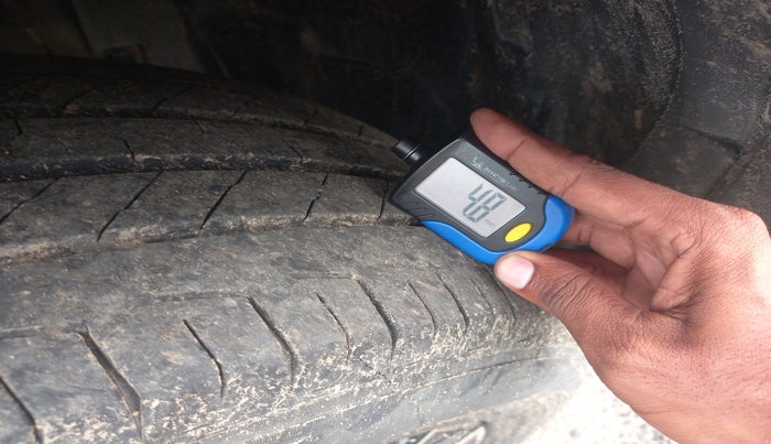 2023 Tata Safari Accomplished Plus AT, Diesel, Automatic, 43,254 km, tyre