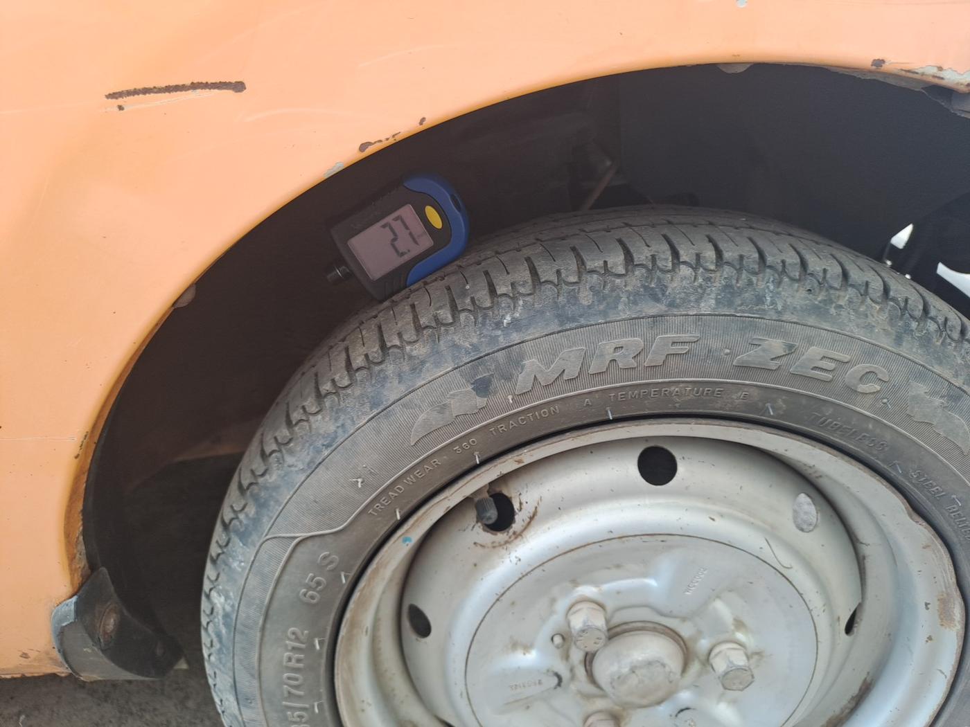2012 Tata Nano CX, Petrol, Manual, 81,021 km, tyre