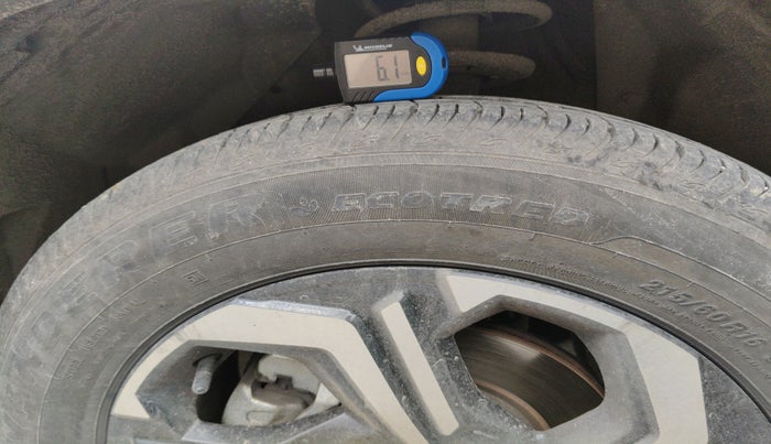 2023 Maruti BREZZA ZXI + AT SMART HYBRID DUAL TONE, Petrol, Automatic, 13,527 km, tyre
