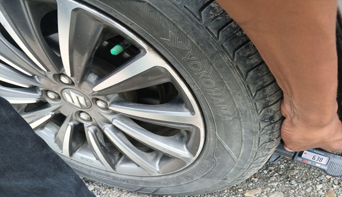 2019 Maruti Ciaz ALPHA 1.5 SHVS PETROL, Petrol, Manual, 70,394 km, tyre