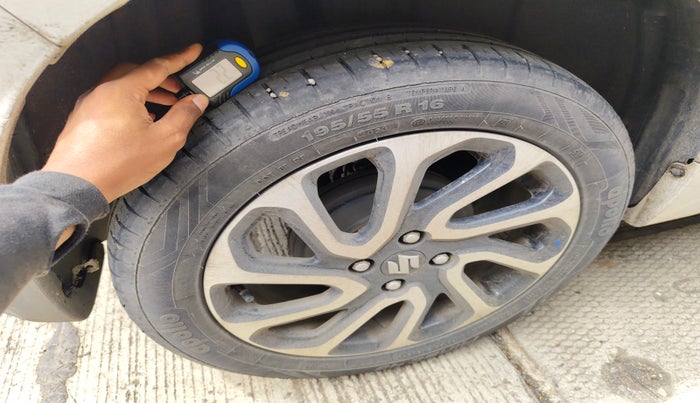 2023 Maruti Baleno ALPHA 1.2 AGS, Petrol, Automatic, 45,600 km, tyre