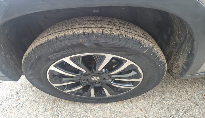 2021 Maruti Vitara Brezza ZXI PLUS, Petrol, Manual, 77,857 km, tyre