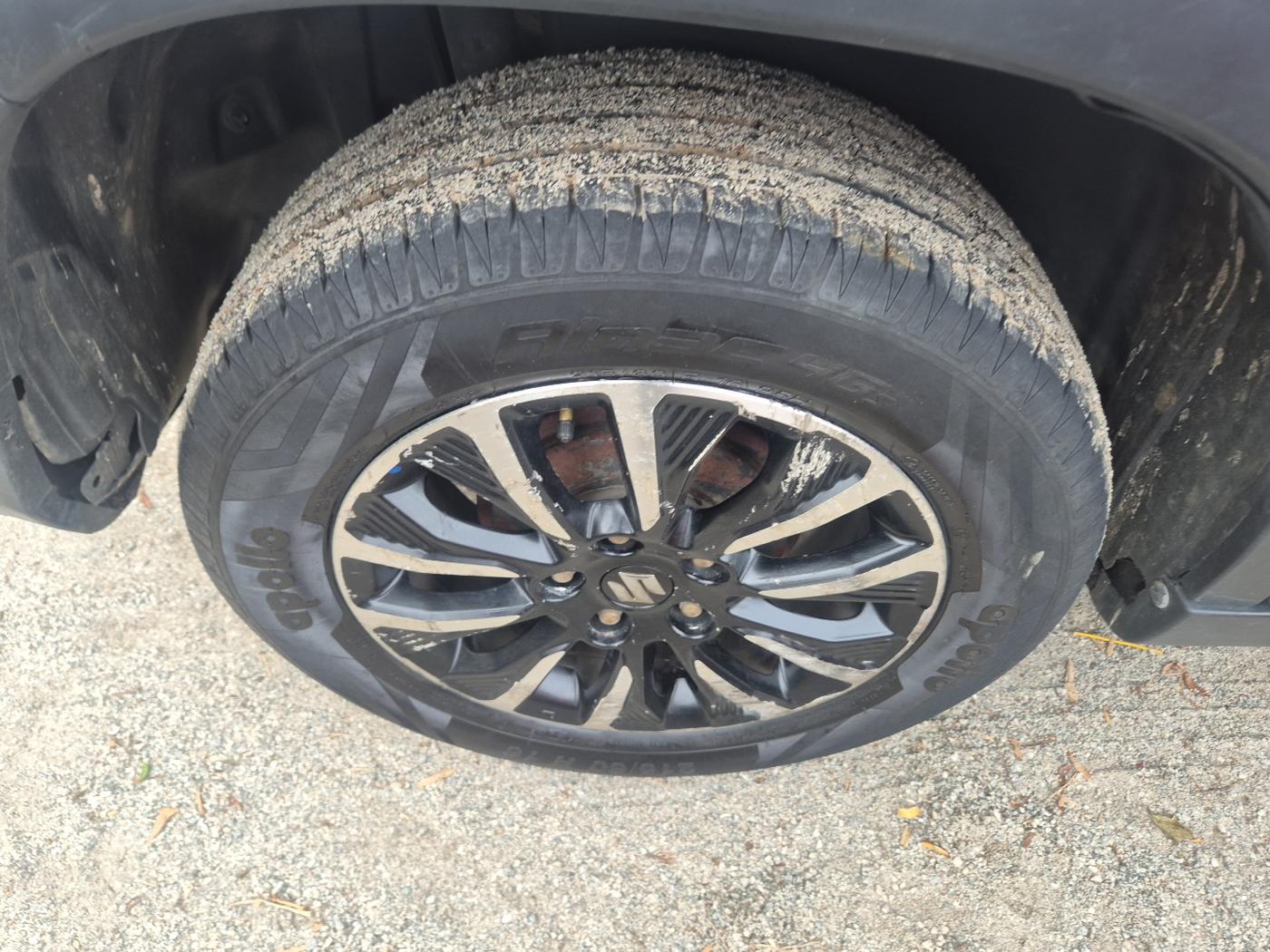 2021 Maruti Vitara Brezza ZXI PLUS, Petrol, Manual, 77,857 km, tyre