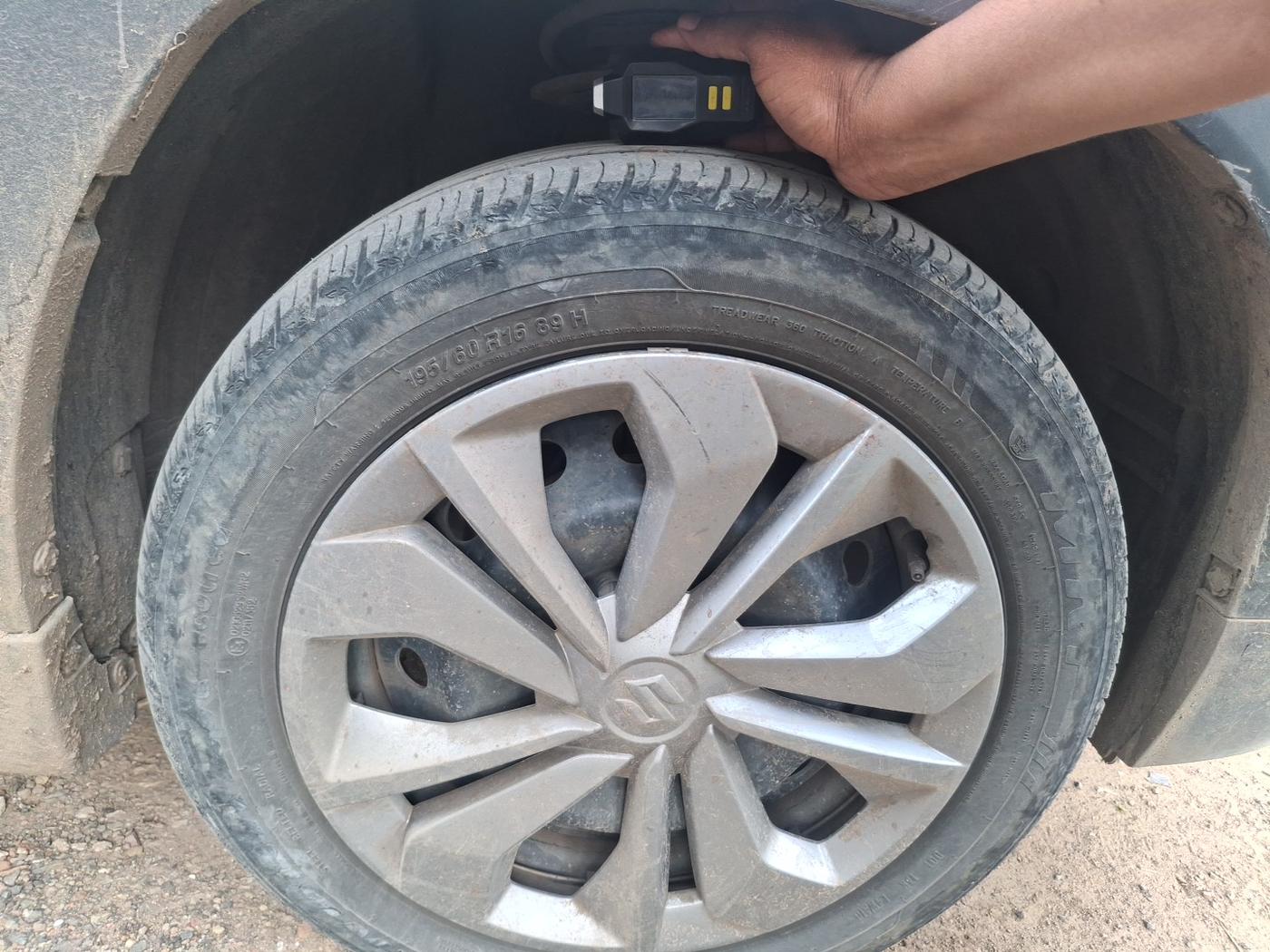 2024 Maruti FRONX DELTA CNG 1.2 MT, CNG, Manual, 71,058 km, tyre