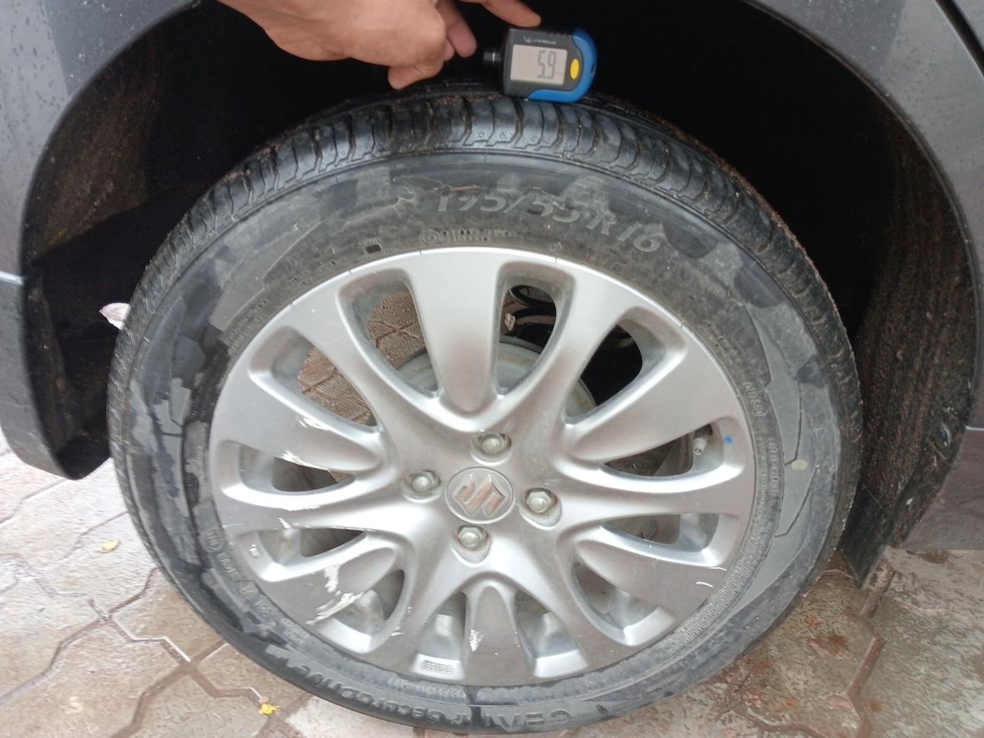 2017 Maruti Baleno ZETA DIESEL 1.3, Diesel, Manual, 27,862 km, tyre