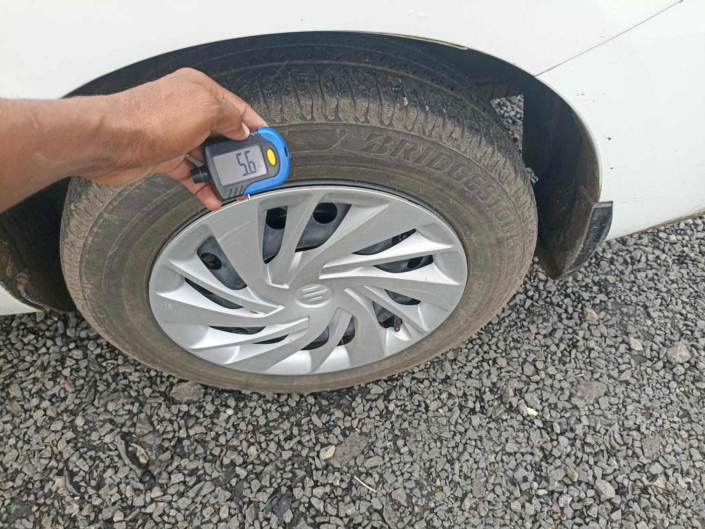 2024 Maruti Ertiga   VXI (O) CNG, Petrol, Manual, 7,921 km, tyre