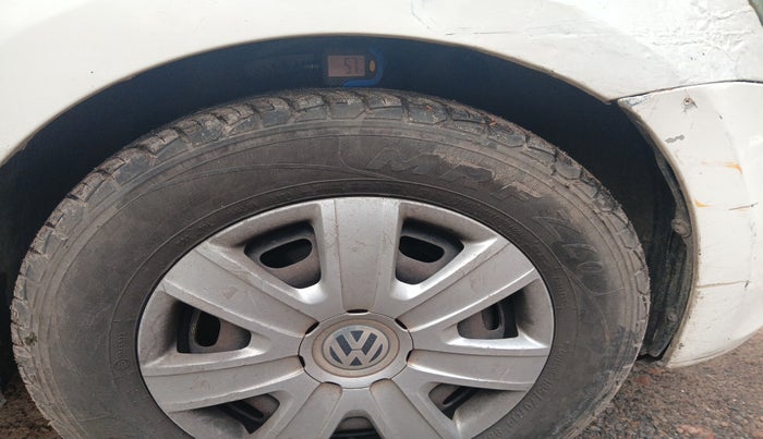 2010 Volkswagen Polo TRENDLINE 1.2L PETROL, Petrol, Manual, 1,33,536 km, tyre
