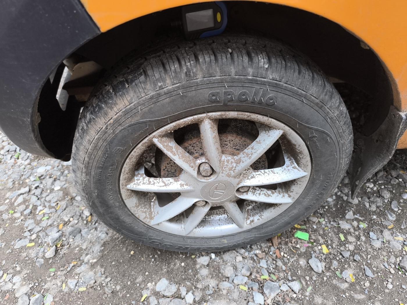 2012 Tata Nano CX, Petrol, Manual, 18,007 km, tyre