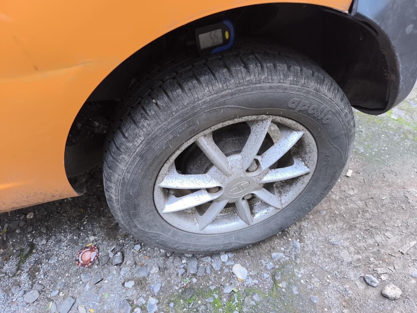 2012 Tata Nano CX, Petrol, Manual, 18,007 km, tyre