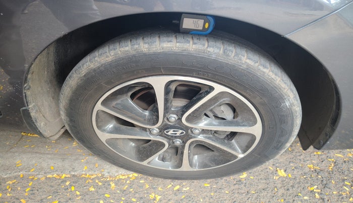2018 Hyundai Grand i10 SPORTZ AT 1.2 KAPPA VTVT, Petrol, Automatic, 16,655 km, tyre